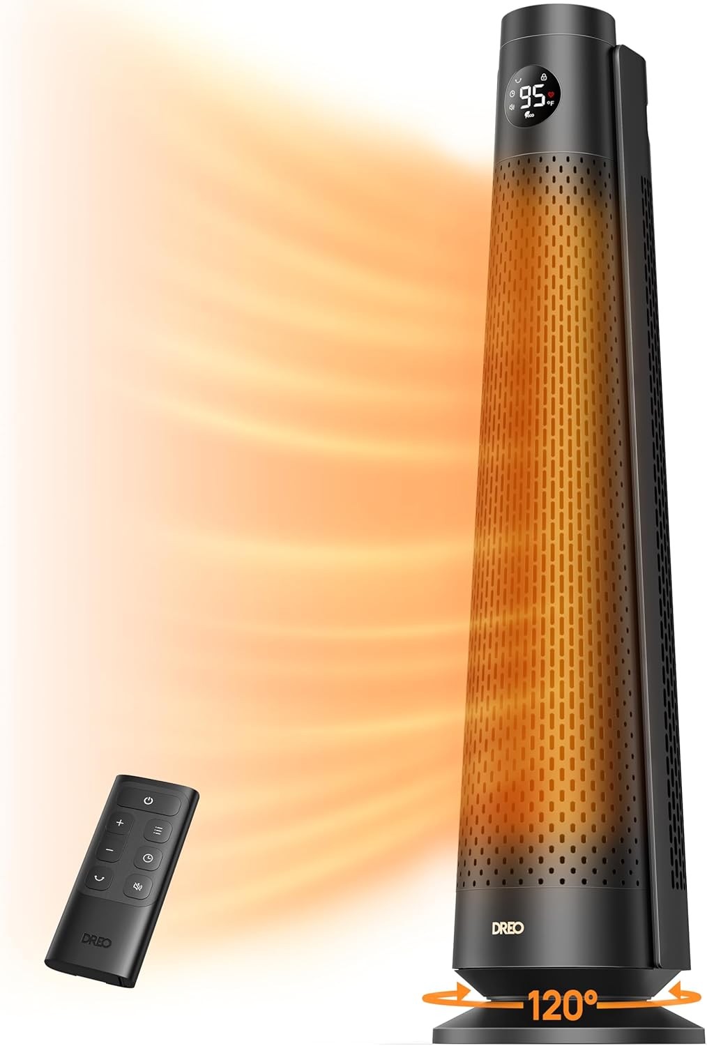 Space Heater Large Room, 30" Electric Heaters with Remote, 1