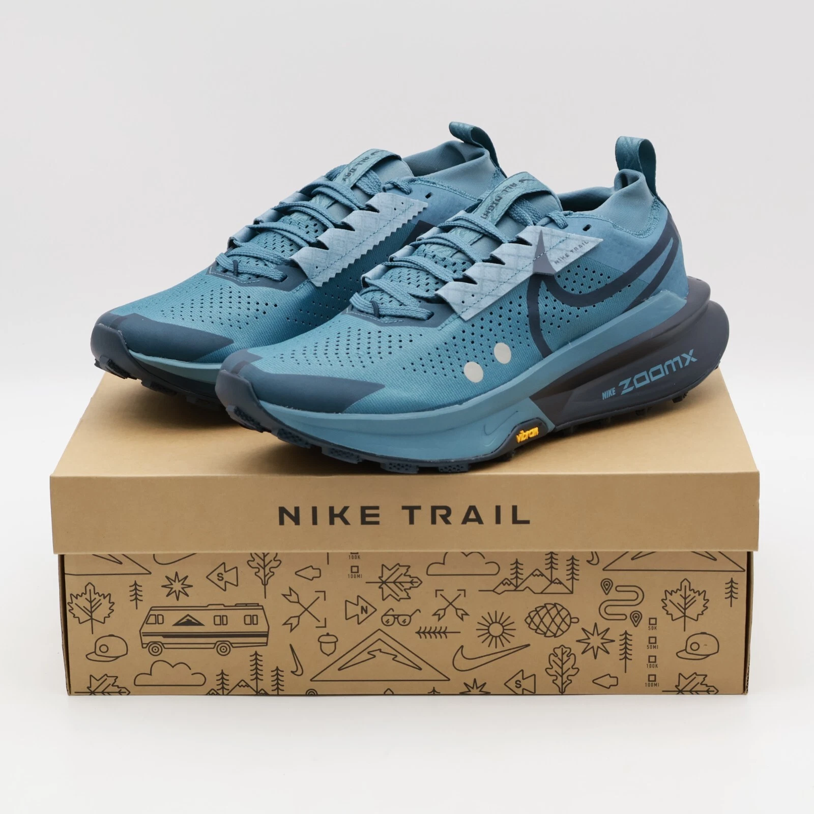 FD5190-006 Nike Zegama Trail 2 Smokey Blue Metallic Platinum Armory Navy (Men's)