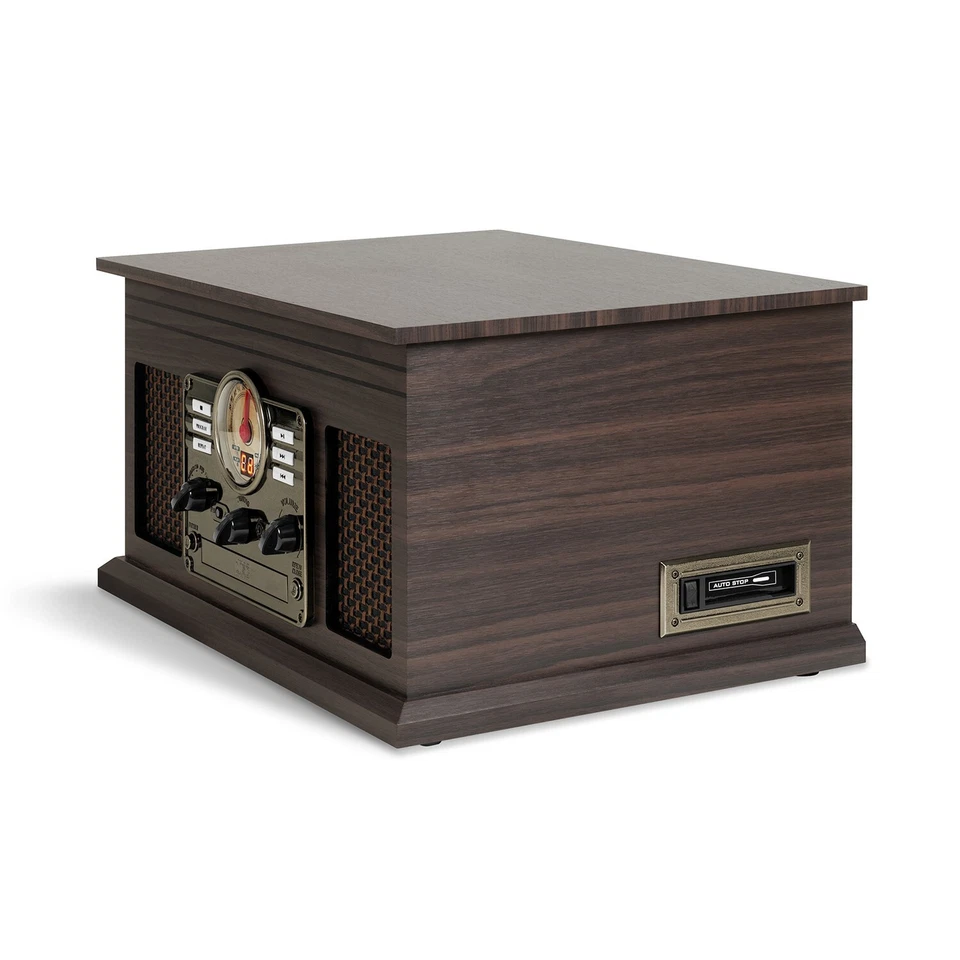 Victrola Hawthorne 7-in-1 Wood Record Player - Image 3 of 4