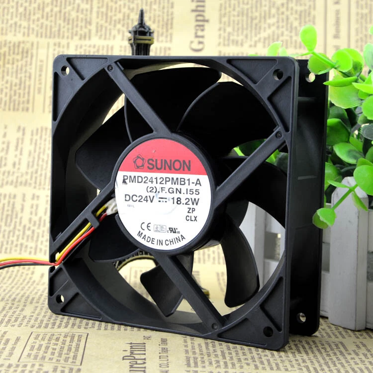 MARKENLOS 1PC SUNON PMD2412PMB1-A Cooling Fan 24v 18.2W double ball bearing
