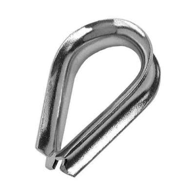 4 mm Drahtseil Kausche - Edelstahl - 2er Pack