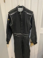 Impact Axis Racing Fire Suit Black SFI 3.2A/5 Size LARGE