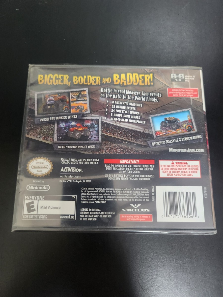 Monster Jam: Path of Destruction (Nintendo DS, 2010) for sale