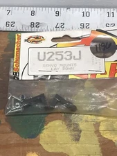 Schumacher U253J Servo Mounts: Lay Down NewInPack USA Shipped
