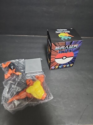BODANTOK Anime Action Figure Buff Charizard Statue Figurine Bodybuilding in box
