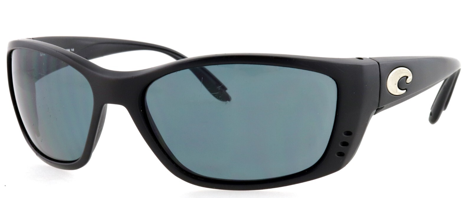 Costa Del Mar Fisch FS11 Black Polarized Sport Sunglasses for Fishing