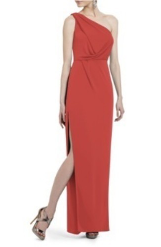 BCBGMAXAZRIA 赤 ドレス レッド（赤）系 L BCBG MAXAZRIA(ビーシービージーマックス