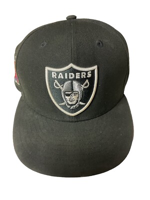 Oakland Raiders Hat Fitted 7 1/8 New Era 59fifty Hawaii 1998 Pro
