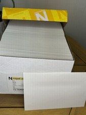 Royal Sundance envelopes A-7. 250 qty. White Linen  5 1/4 x 7 1/4 in