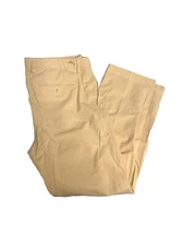 Tommy Bahama  Pants Mens 34x32 Orange Chino Flat Front Pima Cotton Straight