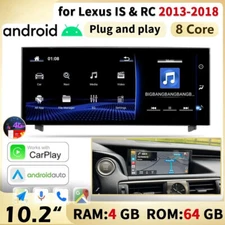 10.25" Android 13 Car Radio Gps Carplay Stereo For Lexus Is250 Is350 Rc300 Rc350