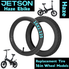 Jetson HAZE 16in Direct Replacement Tire / Inner Tube / Rear or Front / eBike