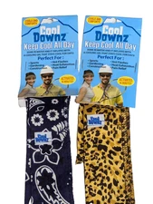 Cool Downz Cooling Bandanna and Neck or Head Wrap Keep Cool All Day New Sports