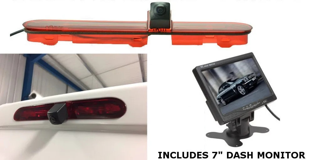 Vauxhall Vivaro Reverse Reversing Brake Light Camera and Dash Monitor From 2020