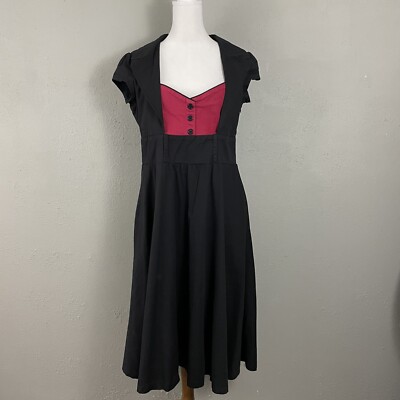 Lindy Bop Womens 2X A-Line Dress Retro Vtg Style 1950 Rockabilly Pinup  Fitted | eBay