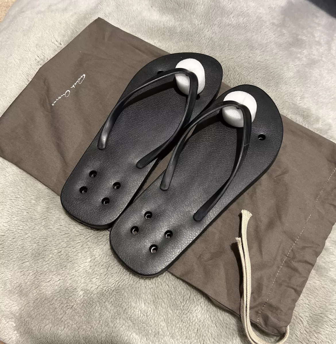Rick owens online flip flops