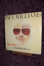 PAUL WILLIAMS A Little Bit of Love A&M 12" LP PROMO White Label Hype Sticker