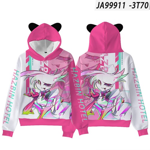 Hazbin Hotel Kids Hoodies Sweatshirts Tops Pullovers Outwears adult cute ear - Picture 6 of 35