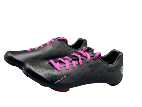 Pearl Izumi Cycling Shoes Womens 39 7.5 Sugar Road Carbon Look Patent Cleats - Picture 1 of 13