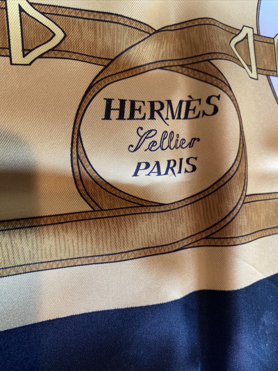 HERMES Scarf Genuine used in Japan No.1943 | eBay