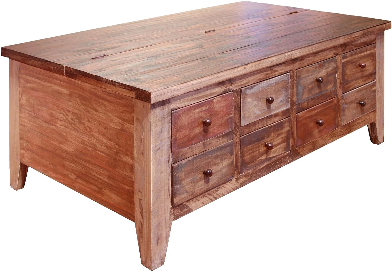 Solid Wood Rectangular Coffee Table Tables