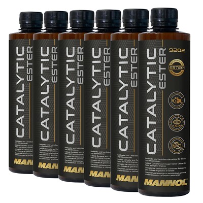 MANNOL Catalytic Ester Katalysatorreiniger Benzin- und Hybridmotoren, 6x450 ml