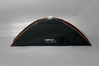 Softbox ''Walimex Striplite Pro 25x150cm'' mit Anschluß für Multiblitz V-System