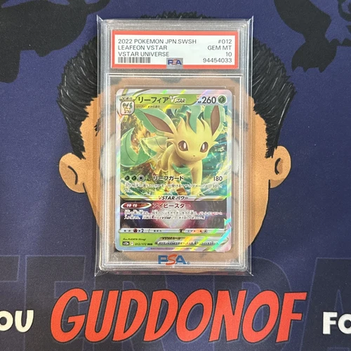 💎PSA 10 GEM MINT 2022 Pokemon Japanese Vstar Universe LEAFEON VSTAR #012 Holo