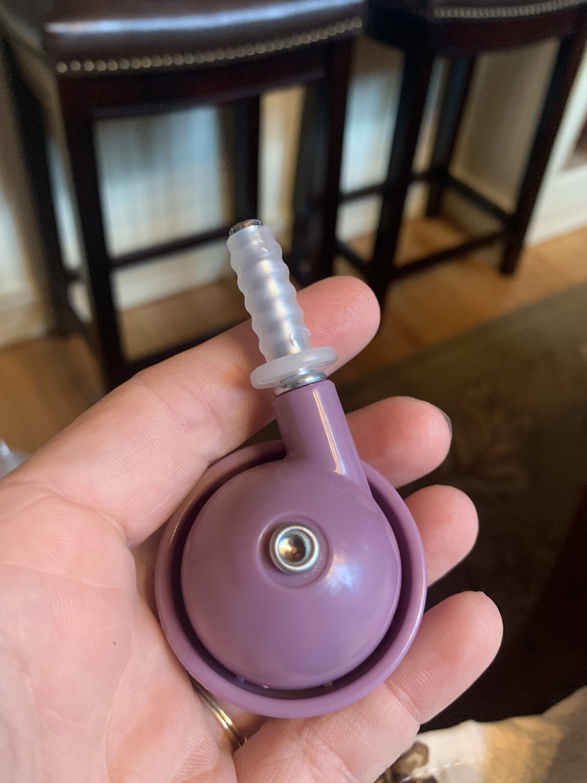 Safety 1st Walker Replacement Part Front Wheel Tire Spins Purple  NEW