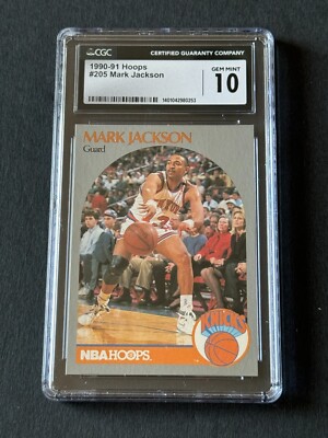 1990 NBA Hoops #205 Mark Jackson MENENDEZ BROTHERS Murder Crime