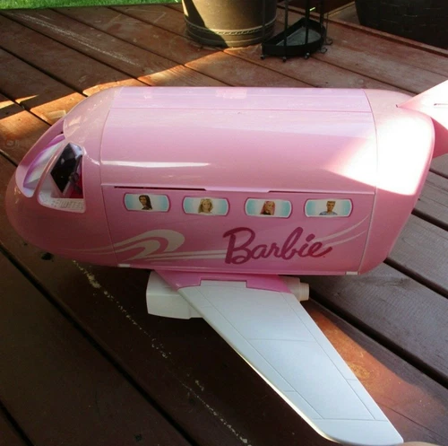 Mattel Barbie Pink Passport Glamour Jet Play Set 1999 Vintage Plane Toy