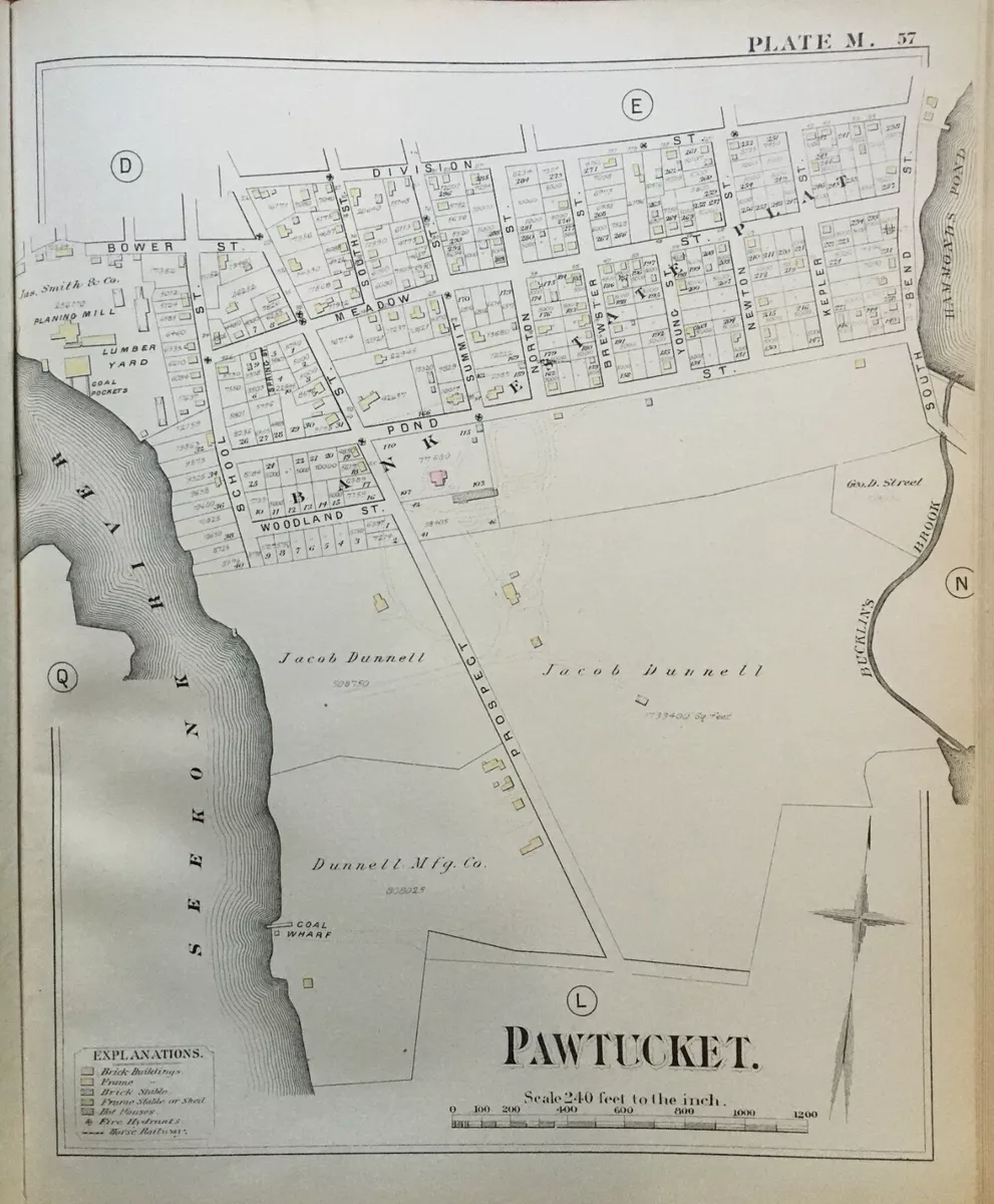 Pawtucket Ri Plat Maps Chrysa