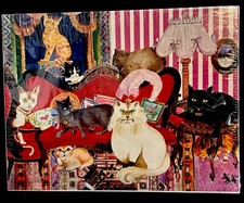 OPERA CATS Puzzle 18x24 RARE New Factory Sealed, Vintage 1992 By Bill Logan