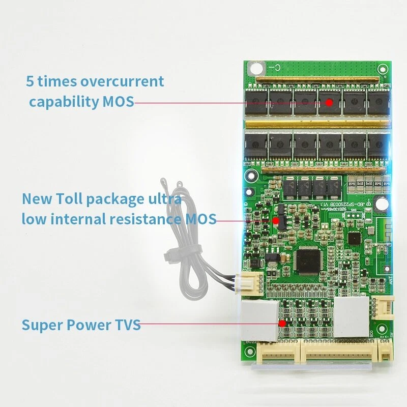 Smart BMS 24V - 60V Lifepo4 40A 50A 80A 100A LDC 6S 8S 10S 13S 16S 20S 22S - Image 4 of 4
