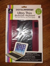 Digital Gadgets Red Ultra Thin iPad Bluetooth Keyboard NEW iPad Air2