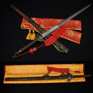 High Quality Hand Made Chinese Sword Jian 太极八卦剑 1095 High Carbon Steel Blade Ebay