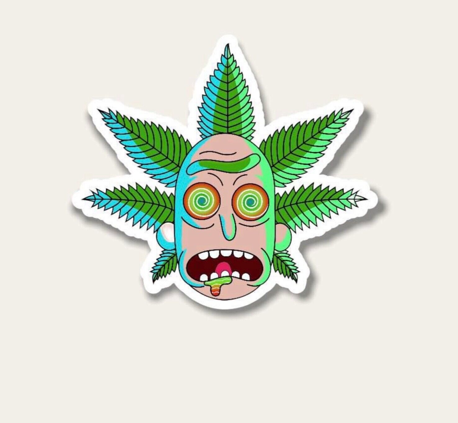 420 Rick and Morty Background