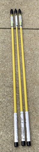PACK OF 3, (6 RODS TOTAL) MORODZ ALIGNMENT ROD / TRAINING AID - YELLOW ...