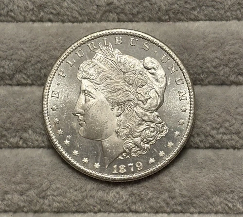 1879-S Morgan Silver Dollar Raw Gem BU ++++ PL