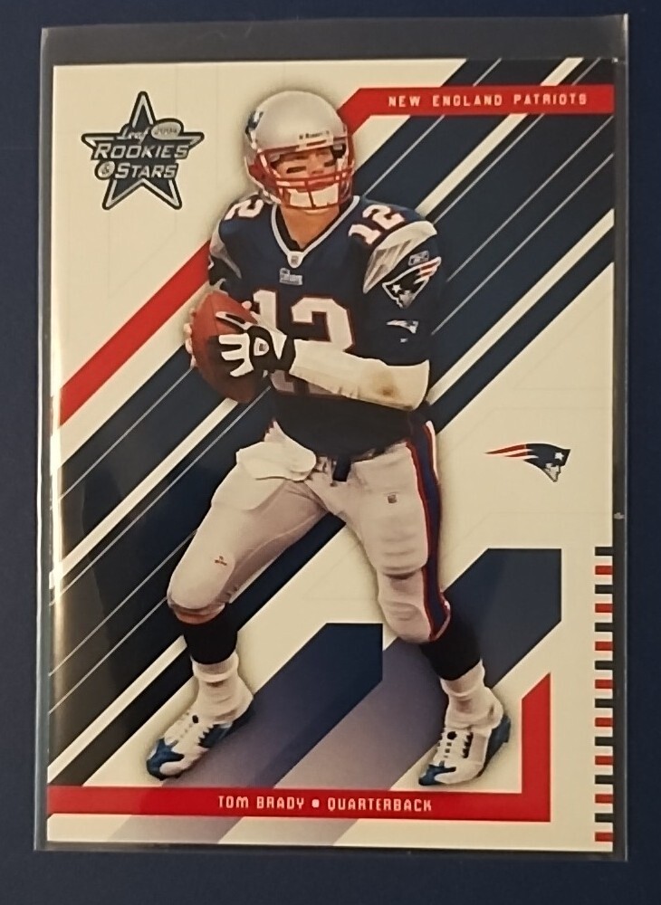2004 Donruss Playoff Tom Brady #56 Leaf Rookies & Stars New England Patriots