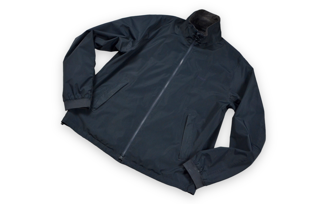 Men's Barbour Admirality Waterproof Jacket Harrington Blue England
