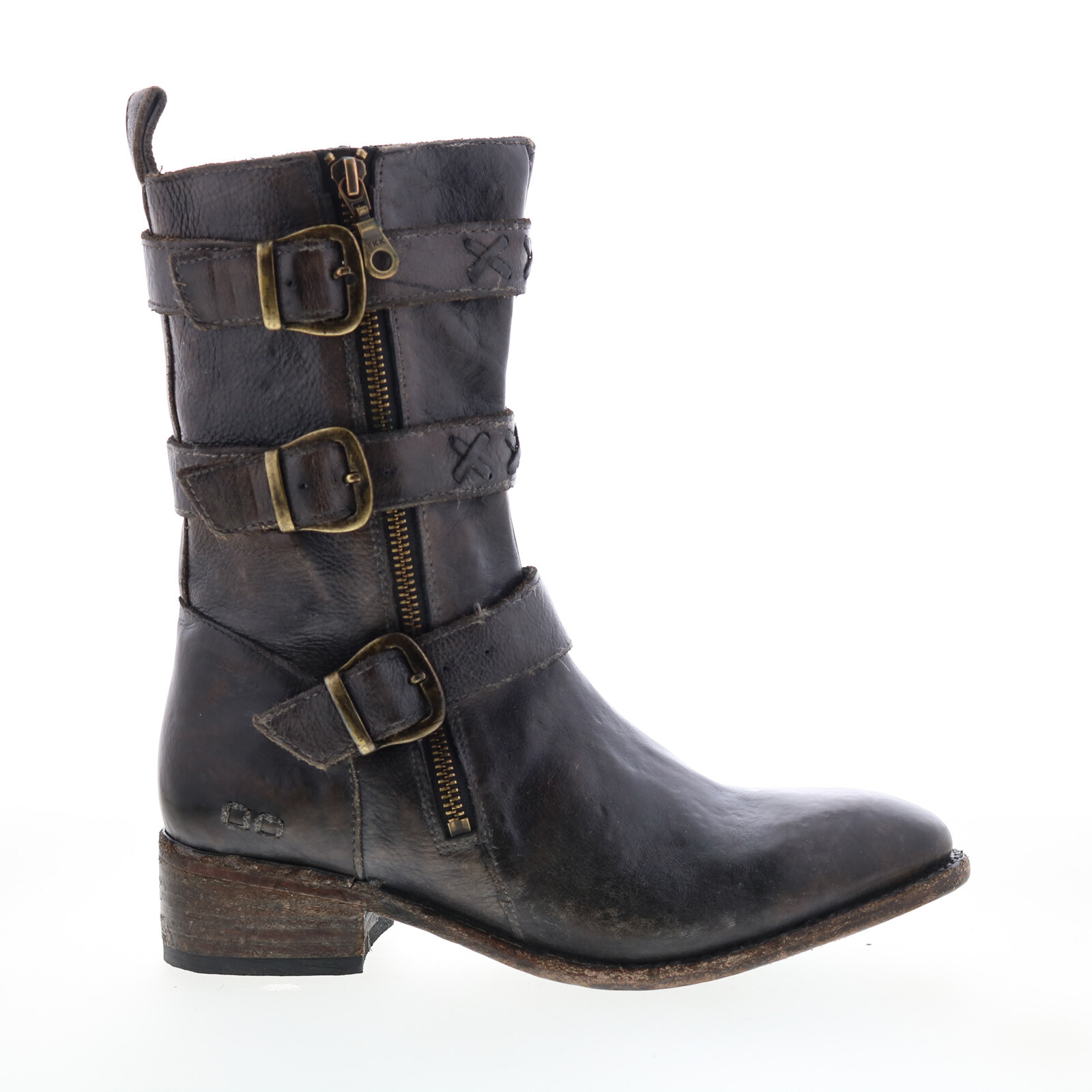 Bed Stu Blanchett F328003 Женские повседневные модельные ботинки из коричневой кожи на молнии