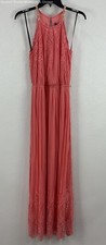 NWT Guess Women's Pink SL Jupiter Maxi Dress Size S