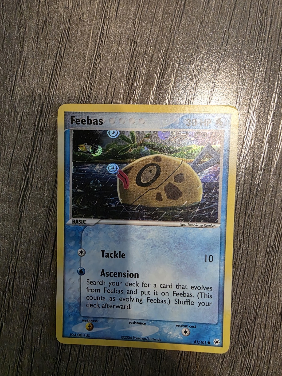 Feebas 61/101 Hidden Legends Reverse Holo NM- Condition