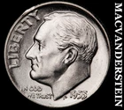 1955 Silver Roosevelt Dime - Choice Gem Brilliant Uncirculated  Lustrous  #J8542
