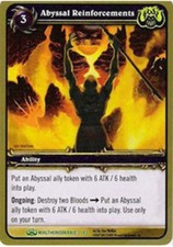 Light Play WoW TCG Abyssal Reinforcements Magtheridons Lair World of Warcraft