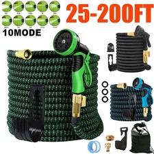 Heavy Duty Expandable Garden Hose Flexible Magic Water Pipe 10 Pattern Spray Gun