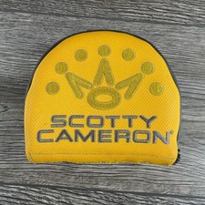 Scotty Cameron Milled Putters RH Mallet Putter Headcover Yellow Vinyl Golf Cover