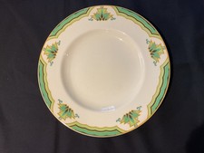 WOODS IVORY WARE ART DECO DINNER PLATE