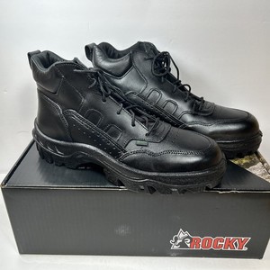 Vintage USPS Postal Certified Black Leather Chukka Boots Men 9D USA Indie Grunge Usps Boots | eBay main image 2